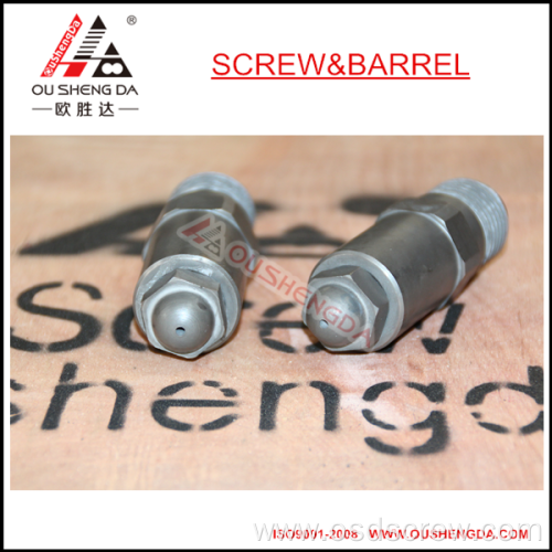 Plastic inject screw and screw tips cylinder